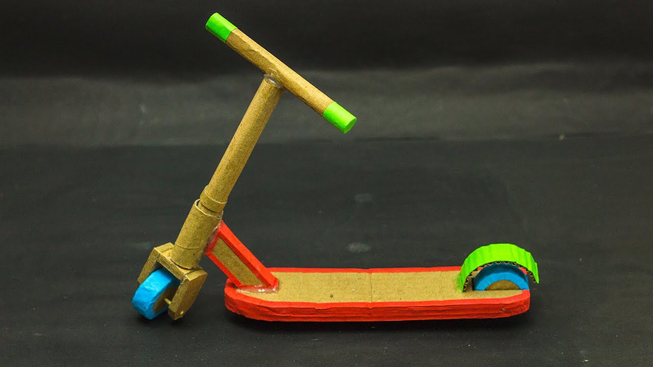 School Projects | How to make a Scooter With Cardboard