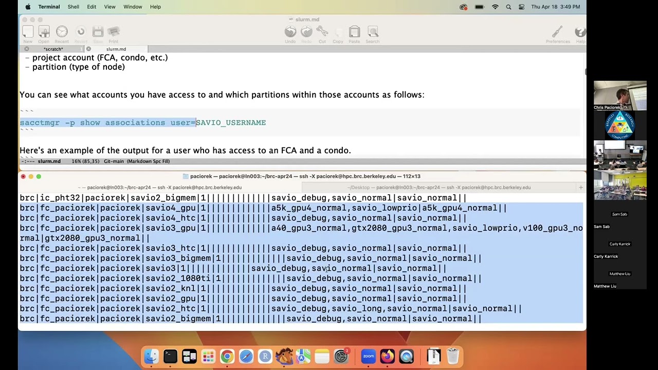 Savio tips and tricks: using the Slurm scheduler and installing software in Mamba/Conda environments