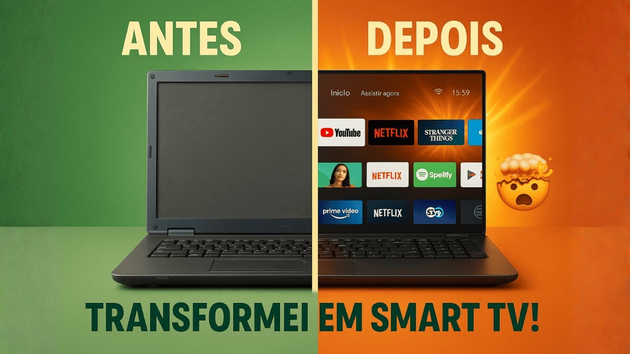 Transforme Seu Notebook Antigo em uma Smart TV com Android &mdash; Passo a Passo Completo 2025