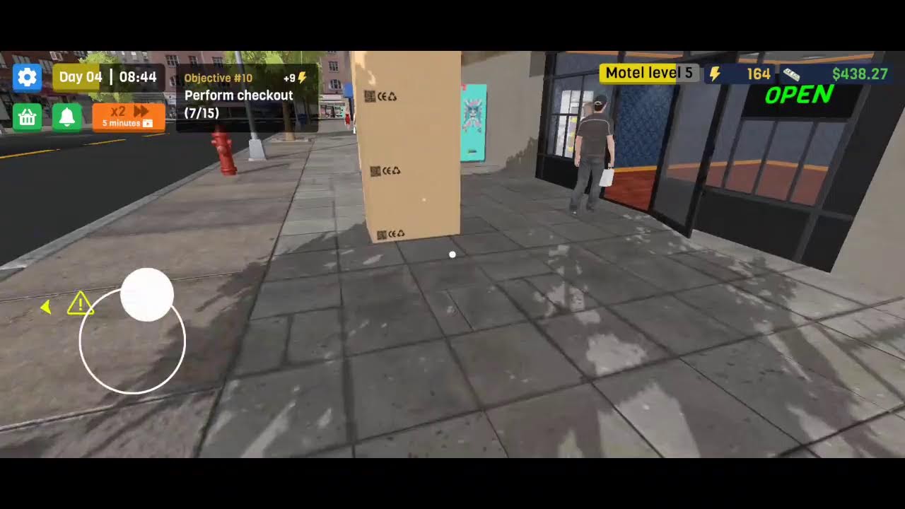 Motel Manager Simulator 3D. how to clean dirty room. buy the clean kit.