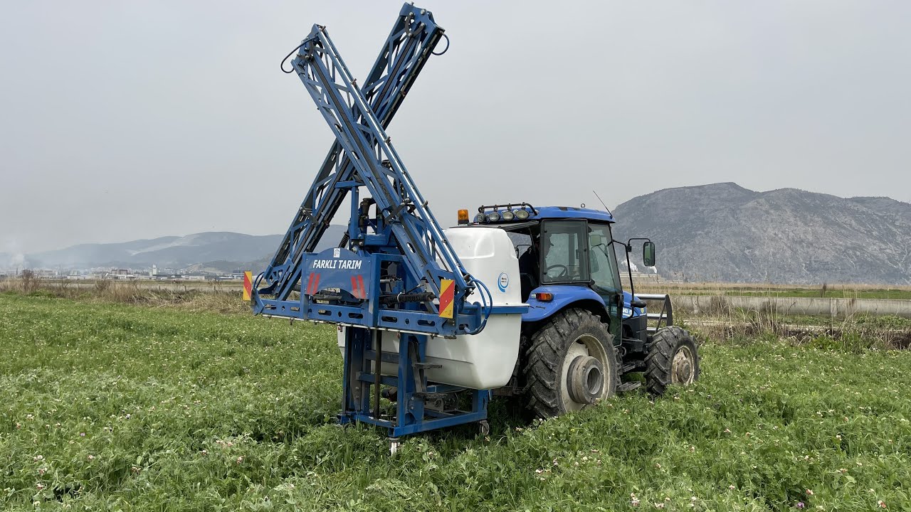 FARKLI 1600 LİTRE TAM HİDROLİK ASILIR TİP İLAÇLAMA MAKİNASI