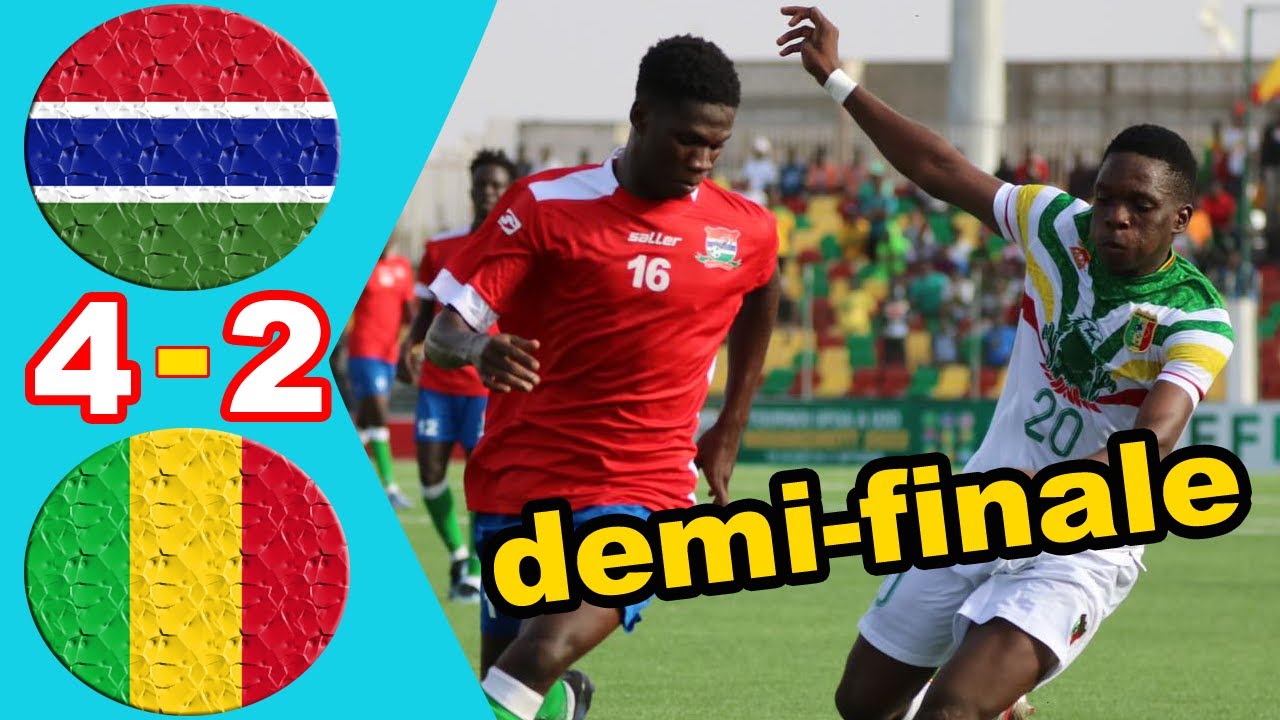 Gambie 1- 1 Mali 4 - 2 Résumé du match et tirs au but - demi-finale Tournoi UFOA / A U20 2022