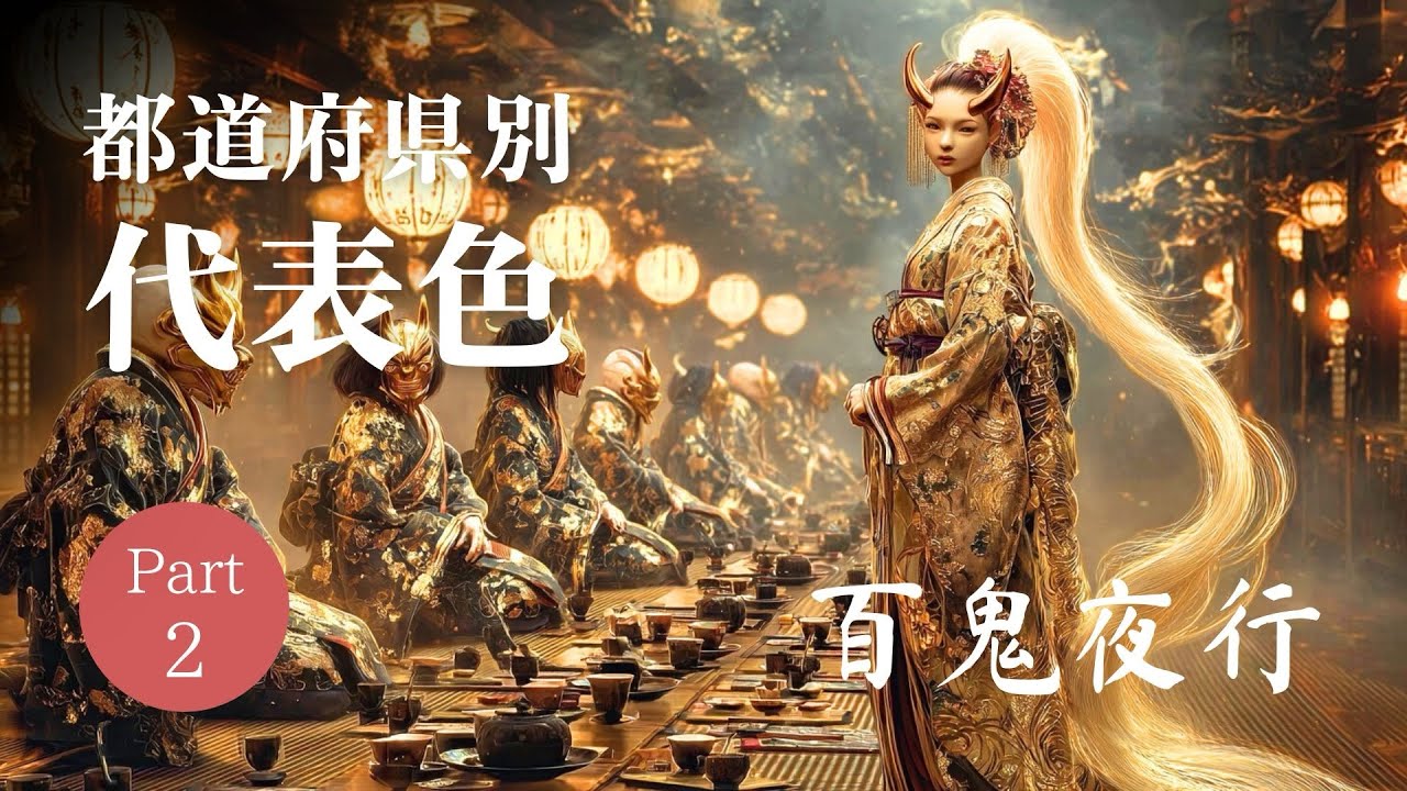 都道府県別 代表色 百鬼夜行 Part2