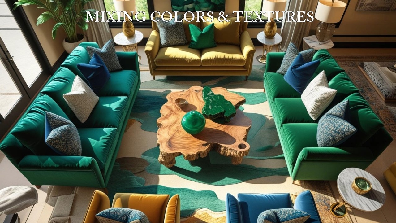The Secret to Mixing Colors & Textures in Interior Design