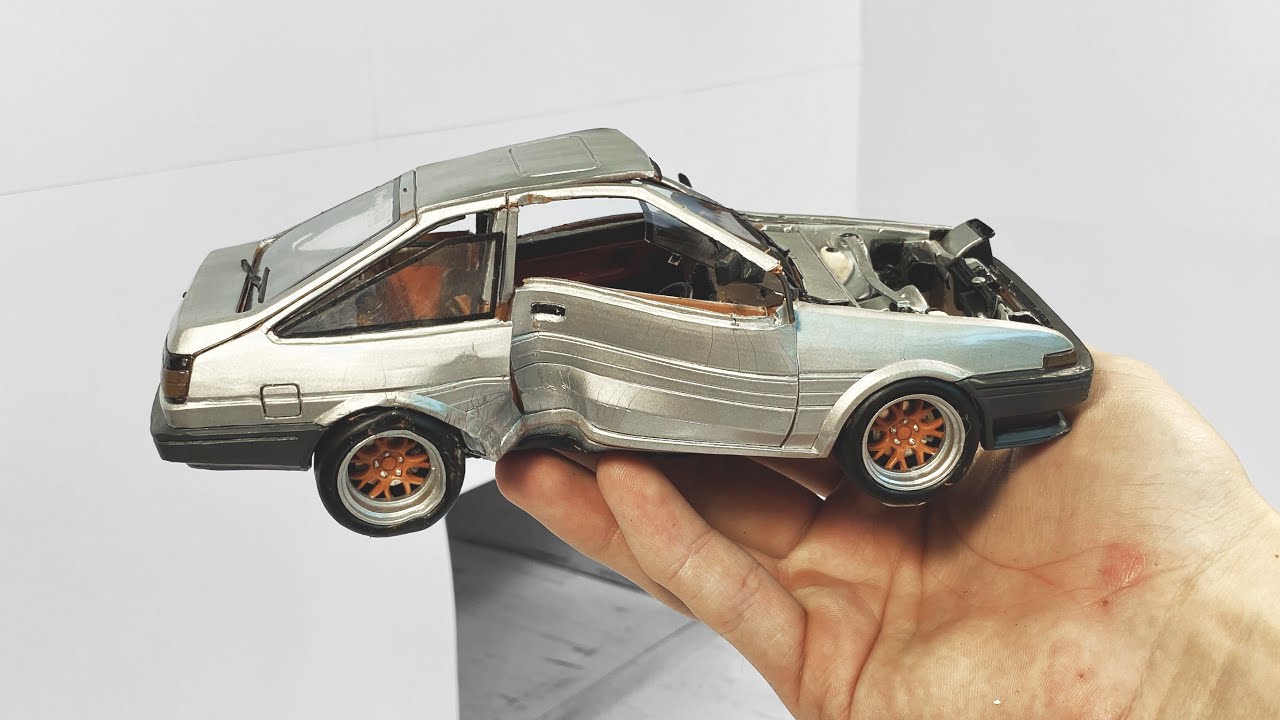 КРАШ ТЕСТ, Toyota AE86 Против столба