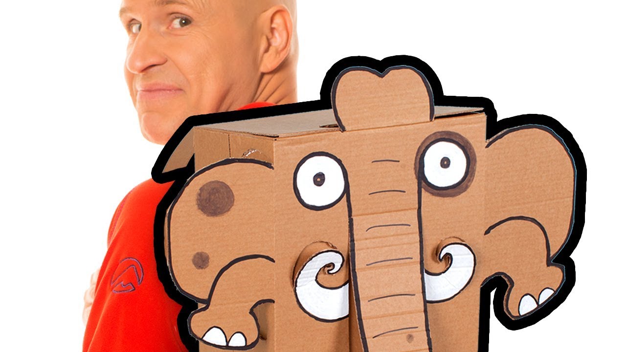 Craft Ideas with Boxes - Elephant | DIY on BoxYourSelf
