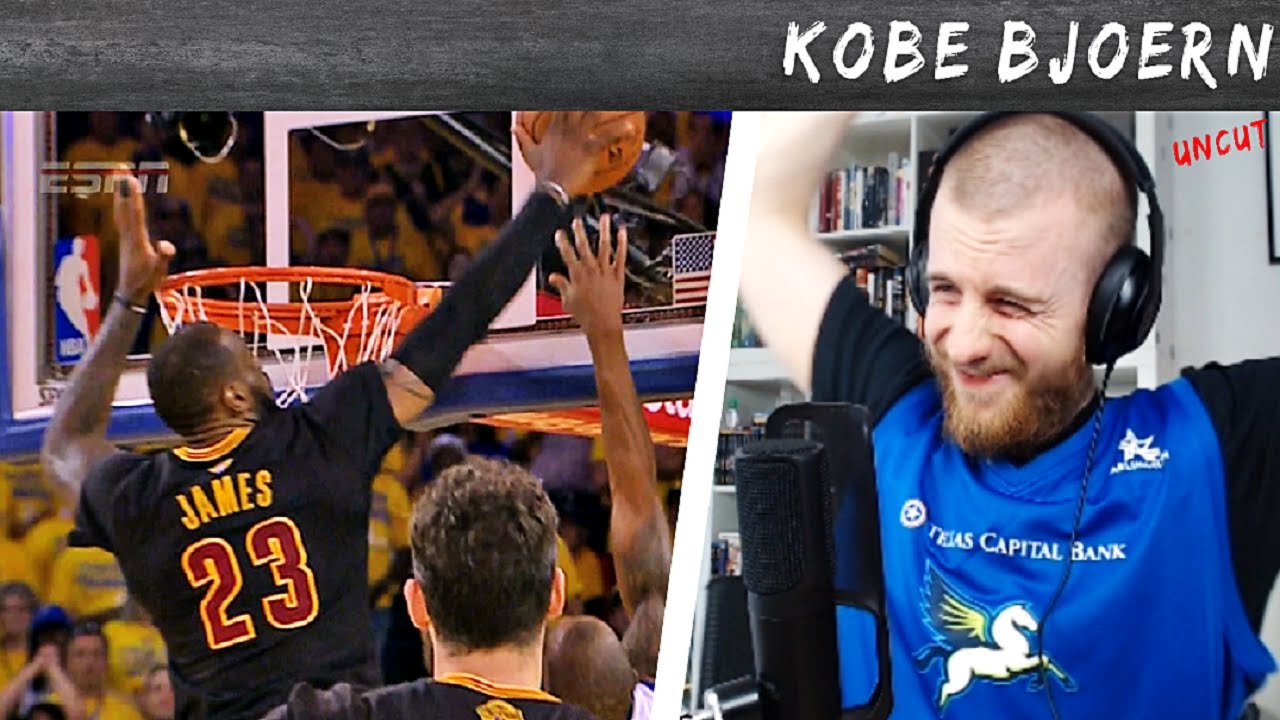 KobeBjoern reagiert auf LEBRON JAMES Top 16 Career Plays | Reaktion