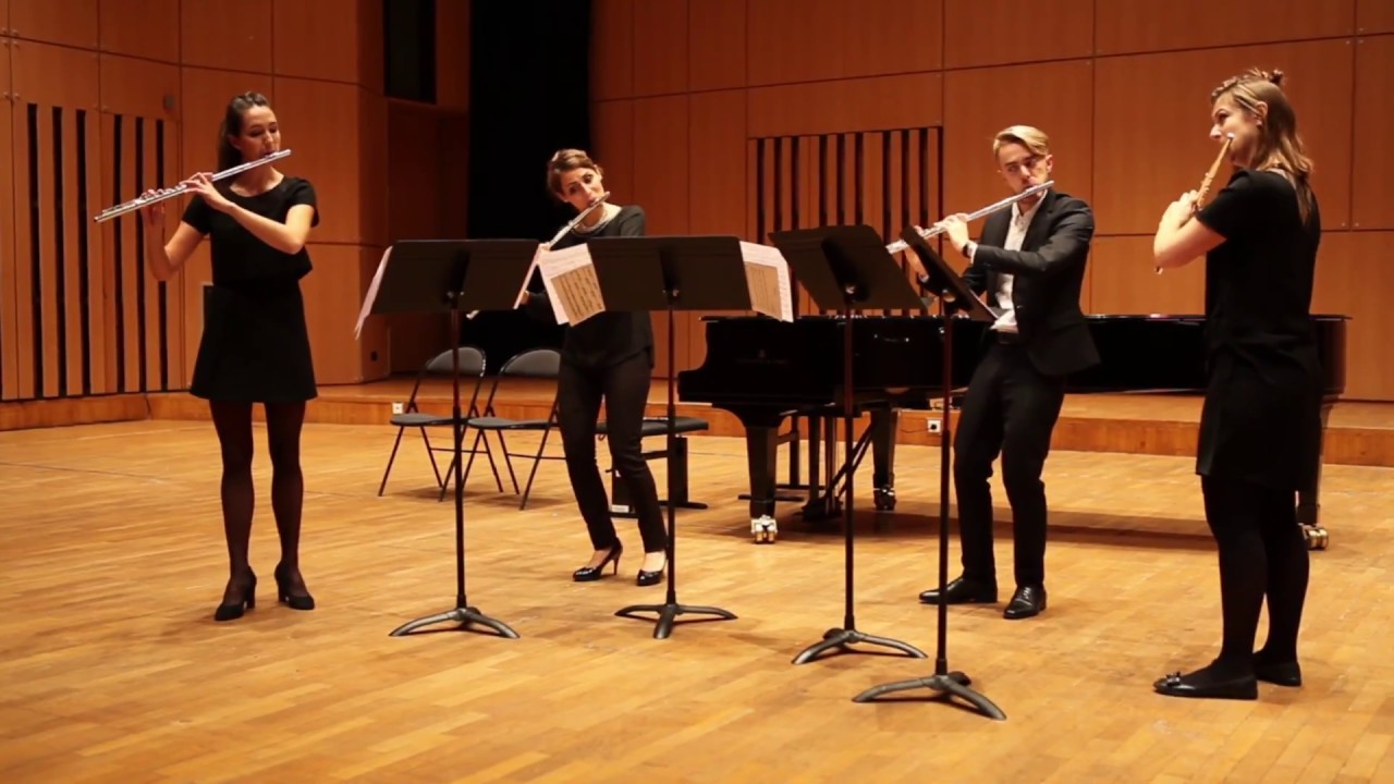 Quatuor Pelleas | Anže Rozman: Aqua | Flute Quartet