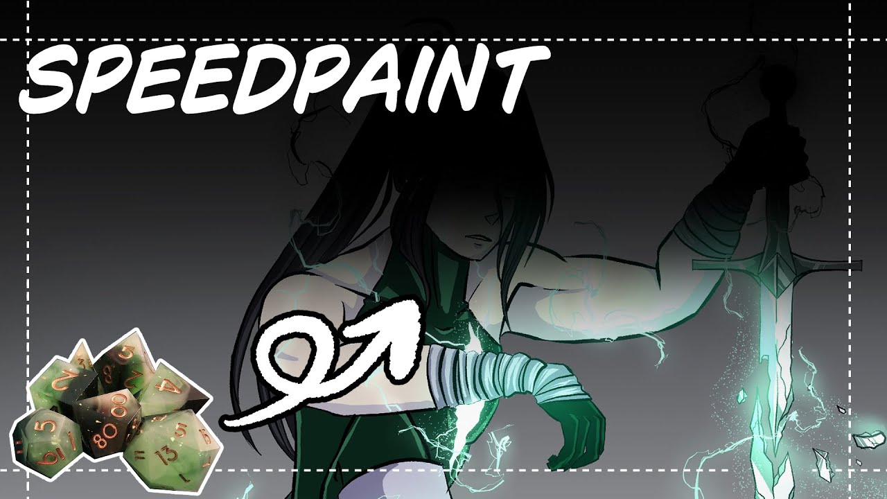 More Dice, More Characters To Draw - Speedpaint (OC)