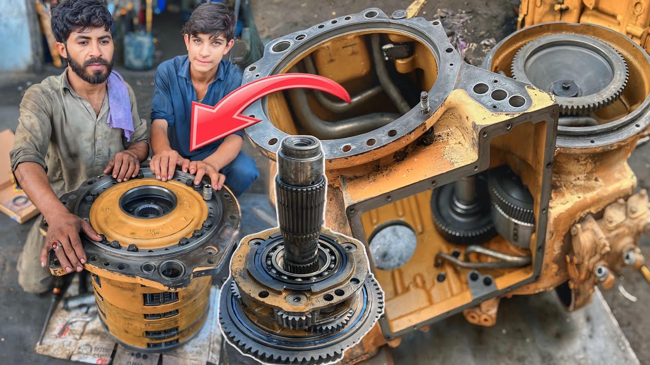 Caterpillar Motor Grader Transmission Rebuilding | How to repair transmission