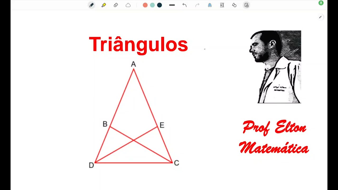 Triângulos - (UFPE) Na figura ilustrada abaixo, os segmentos AB,  BC,  CD,  DE e  EA são congruentes