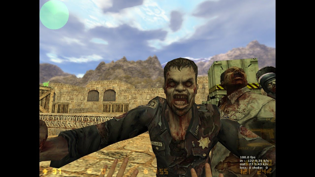 [CS 1.6] I'm Testing My Advanced Zombie Escape Mod (Unfinished) %40