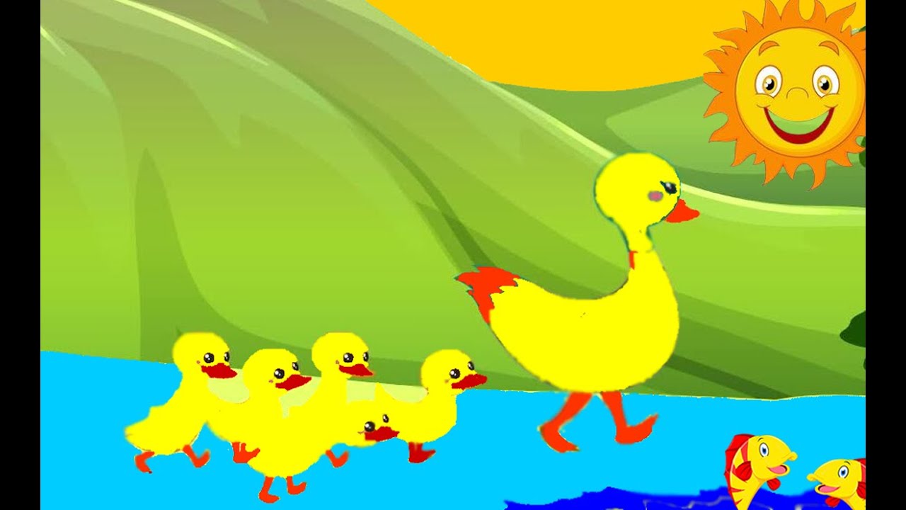 Five little ducks  | 5 little ducks |  nursery rhymes | kids songs