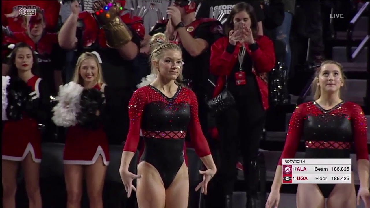 Rachel Dickson (Georgia) 2019 Floor vs Alabama 9.925