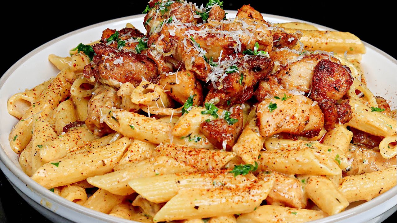 The Most Delicious and Simple Cajun Chicken Pasta Recipe In Less Than 30 Minutes!