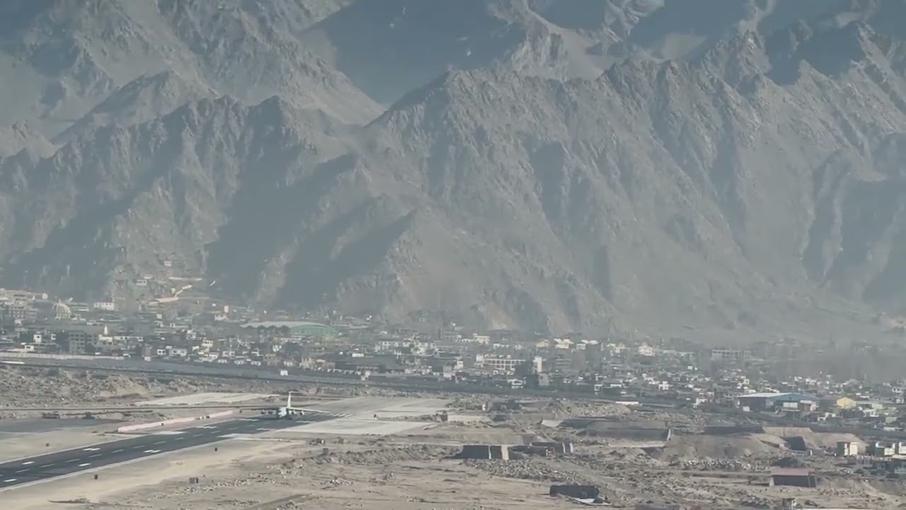 Apache Helicopter & IL-76 Aircraft Takeoff | Leh Airport | Incredible Aerial Show