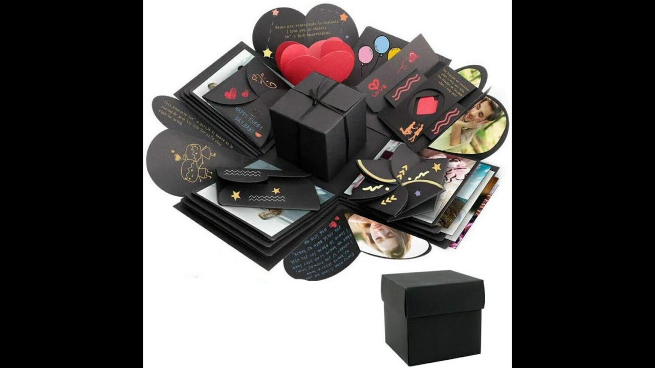 Arma tu Small Cube Box/ Caja cubo explosión para regalo
