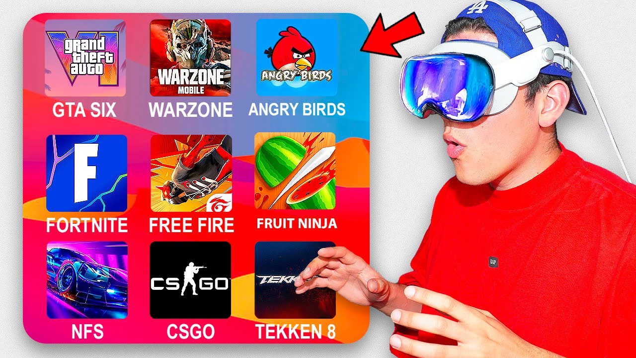 Probé 100 JUEGOS en EL APPLE VISION PRO !! | TheDonato