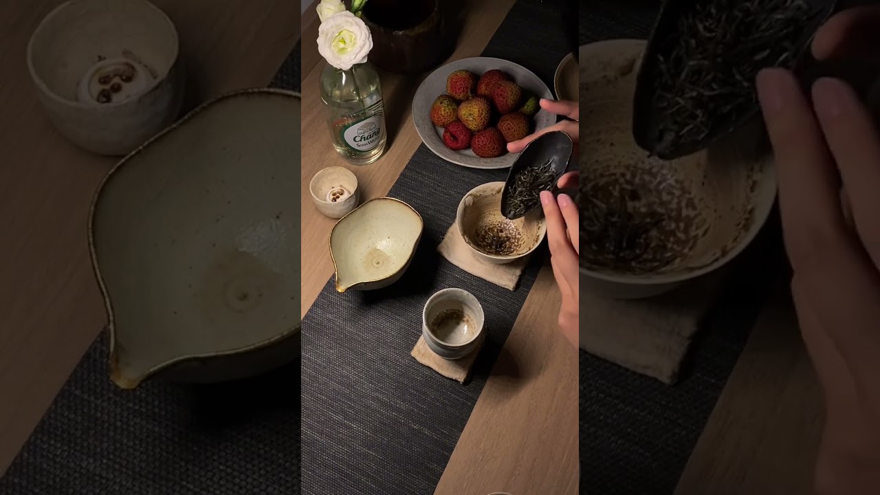 Lychee Black tea recipe A lychee black tea, warm your whole summer!#tea #healthtea #blacktea #lychee