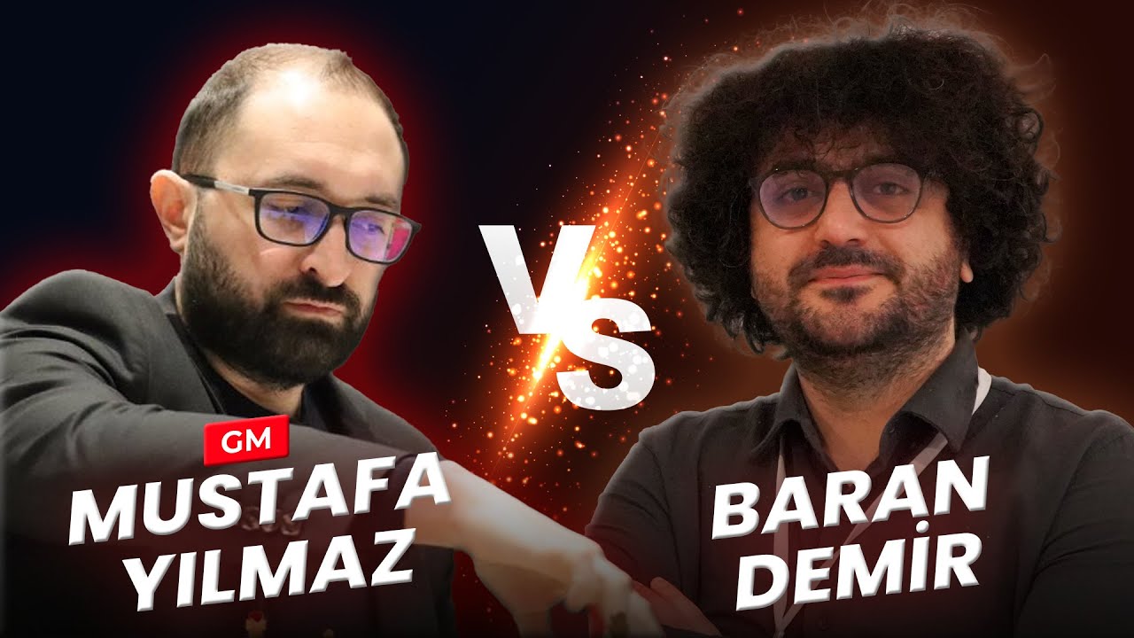 GM Mustafa Yılmaz VS Baran Demir | 3.Satranç365 Kampı Eğitmenler Arası Turnuva