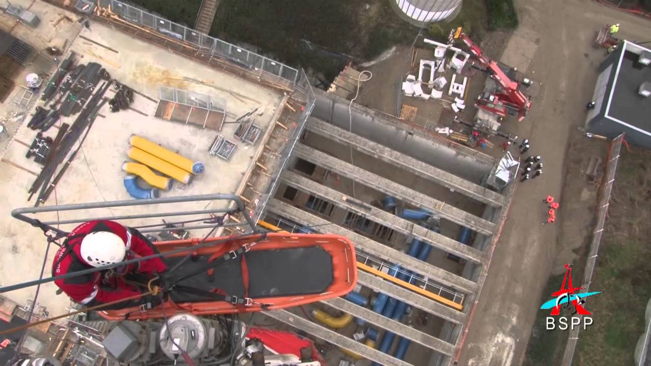 Exercice grue à Villejuif