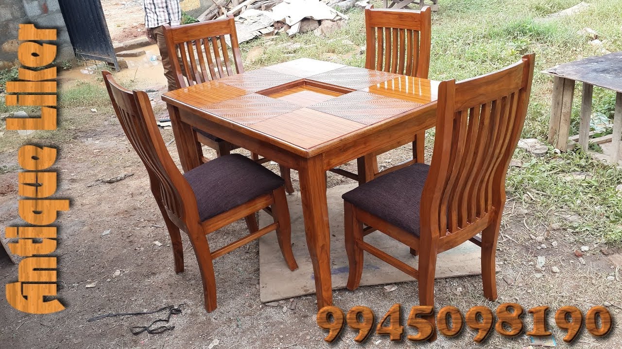 Designer 4 chair dining table Furniture Decor @ Antique Liker