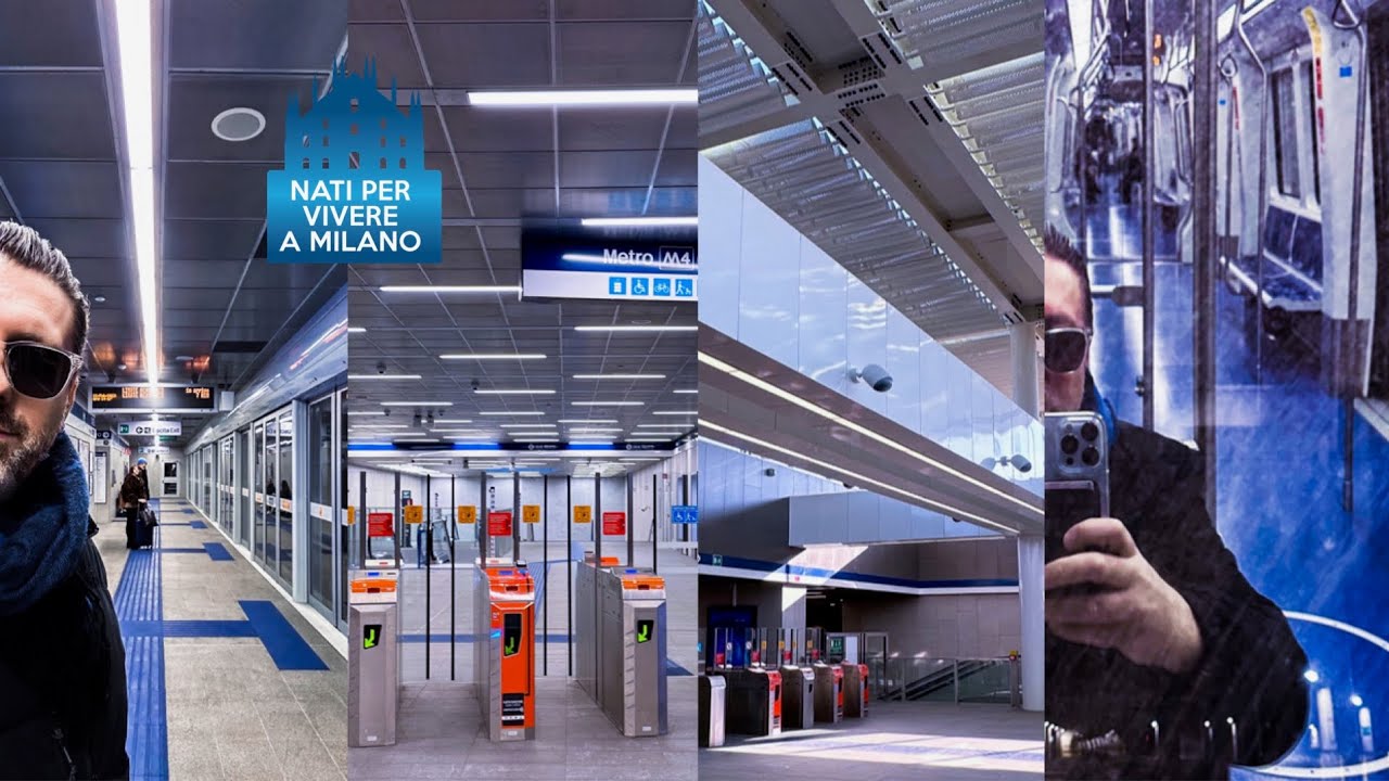 LA NUOVA M4 LA LINEA BLU: PERCORRIAMOLA TUTTA INSIEME DA DATEO A LINATE!