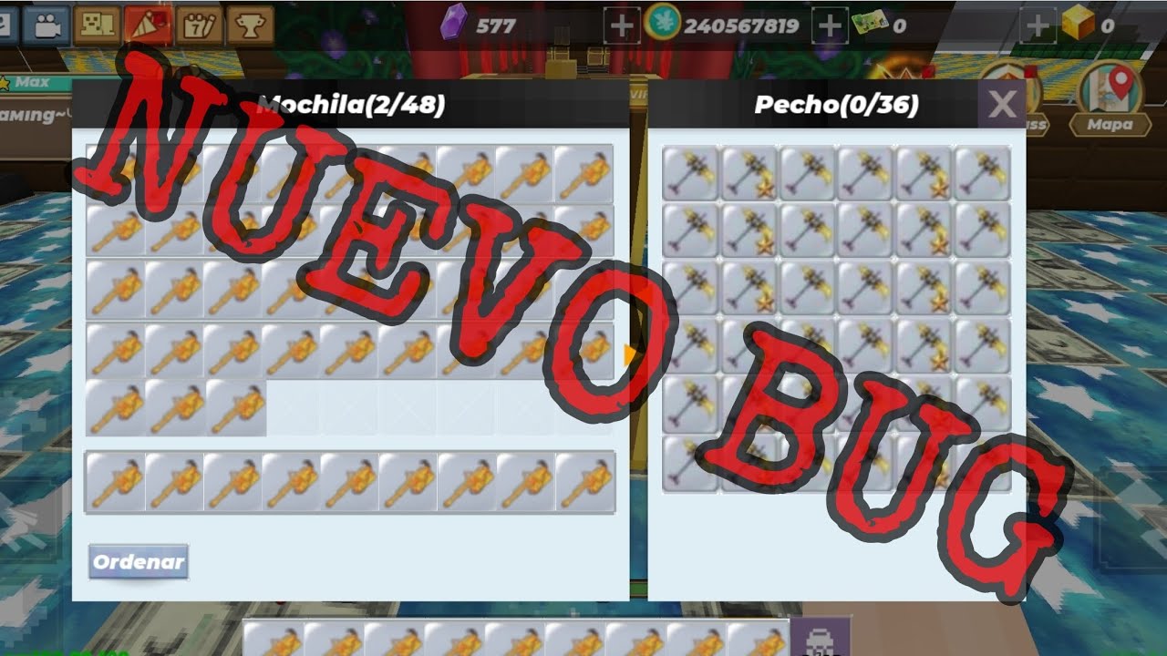Nuevo bug para duplicar en sky block blockman go v2.65.2
