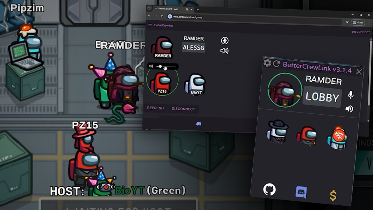 Among Us Proximaty chat Tutorial (bettercrewlink)