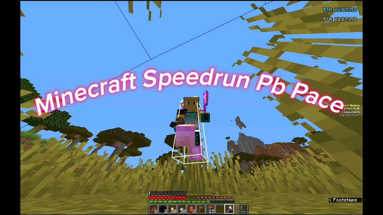 Minecraft Speedrun PB PACE
