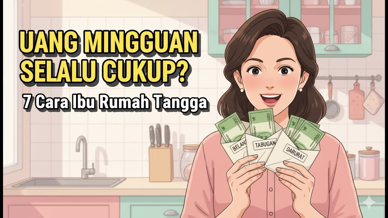 7 Cara Membagi Uang Gaji Mingguan untuk Ibu Rumah Tangga Agar Selalu Cukup