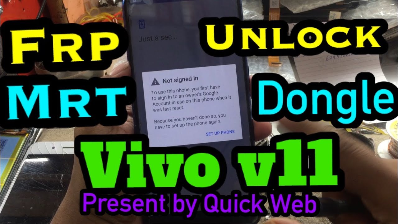 vivo v11 frp unlock or bypass via mrt dongle step by step