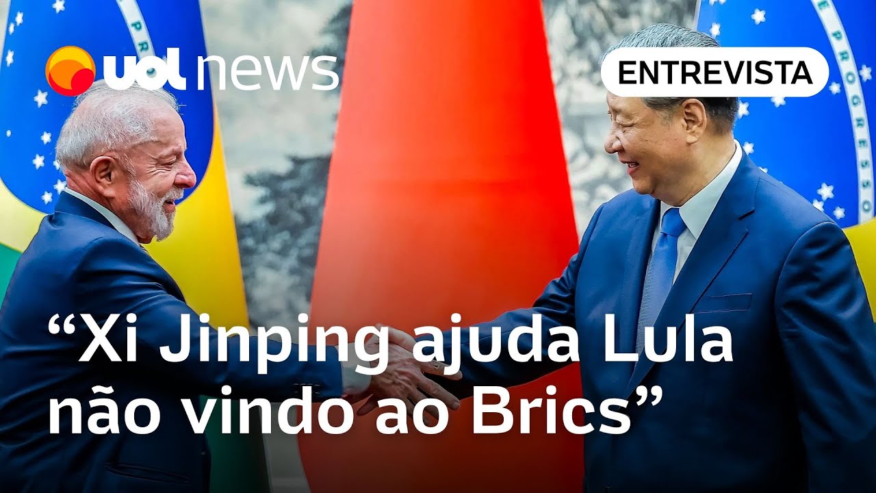 Xi Jinping ausente no Brics ajuda Lula a não prejudicar a imagem do governo, afirma professor