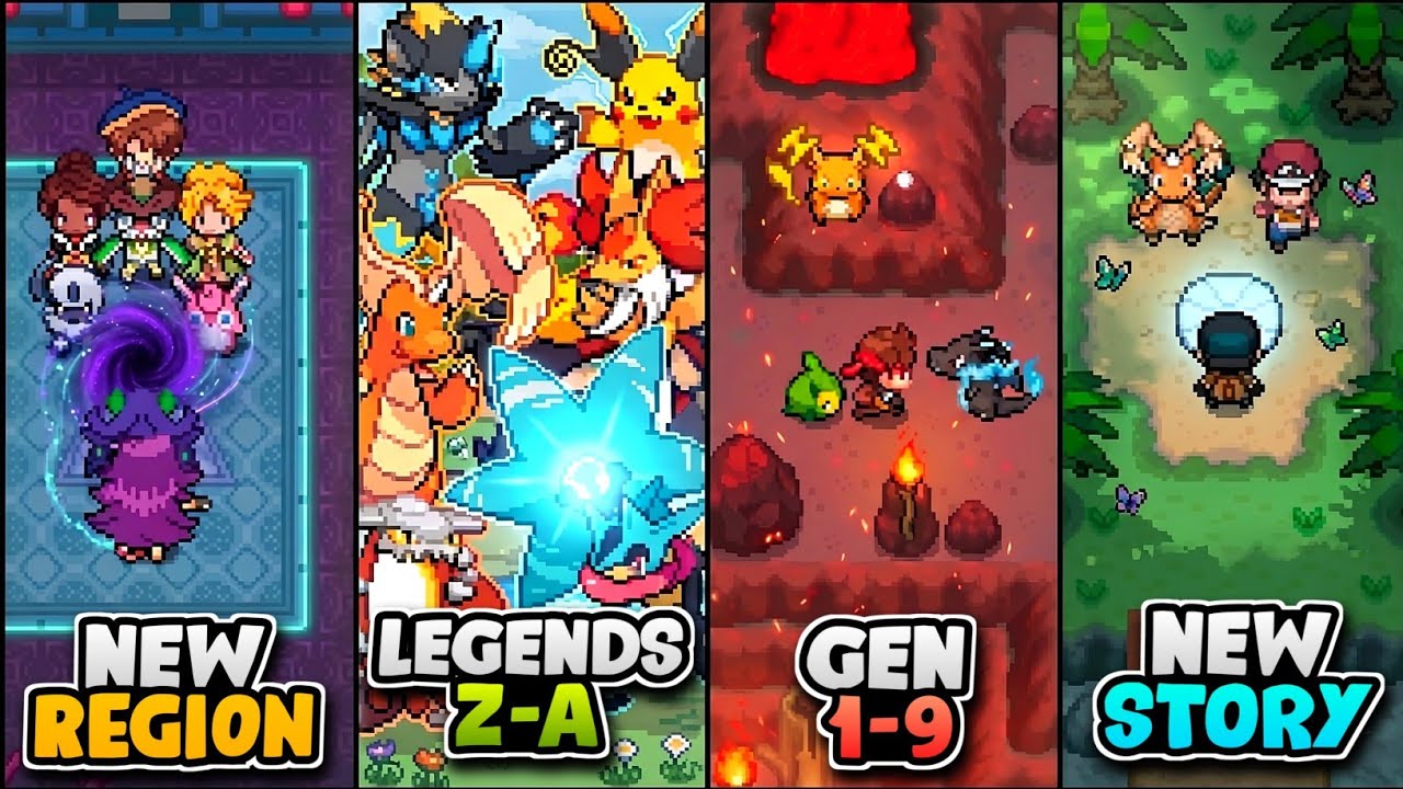 TOP 5 COMPLETED POKEMON FANGAMES WITH LEGENDS ZA MEGAS & NEW STORY! (2026)
