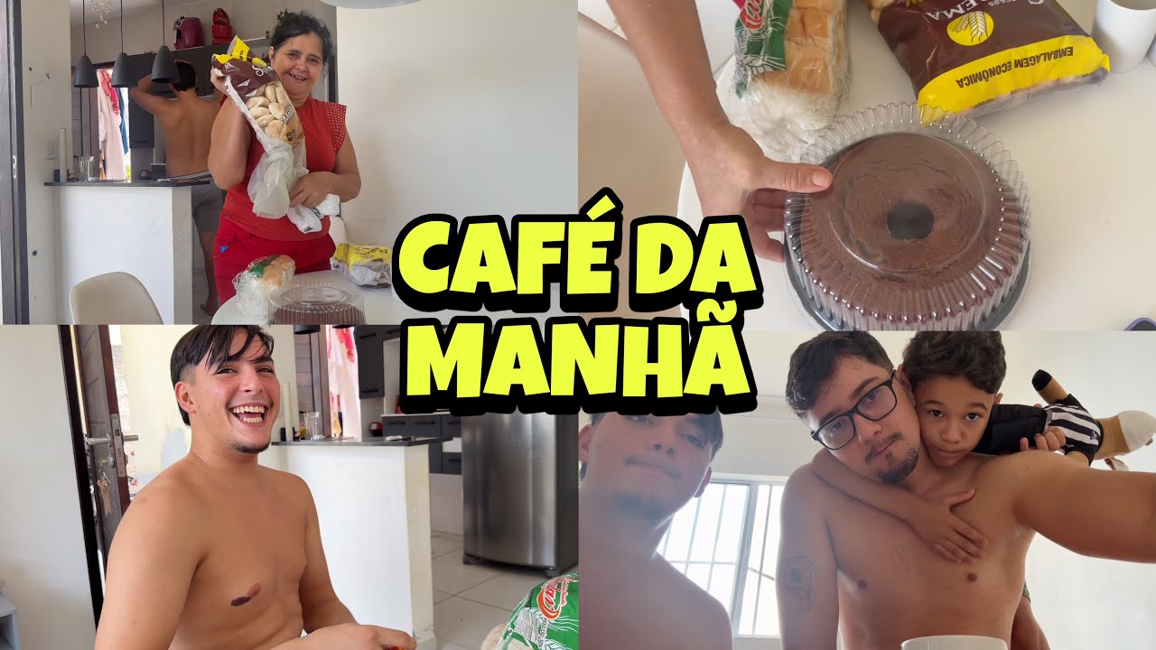 MAINHA PREPAROU NOSSO CAFÉ DA MANHÃ 
