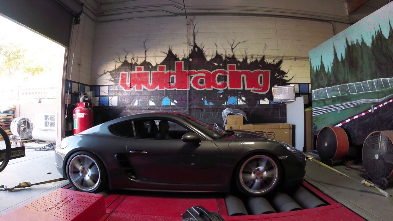 Porsche 718 Cayman 2.0T Dyno Test with ECU Flash by VRTuned