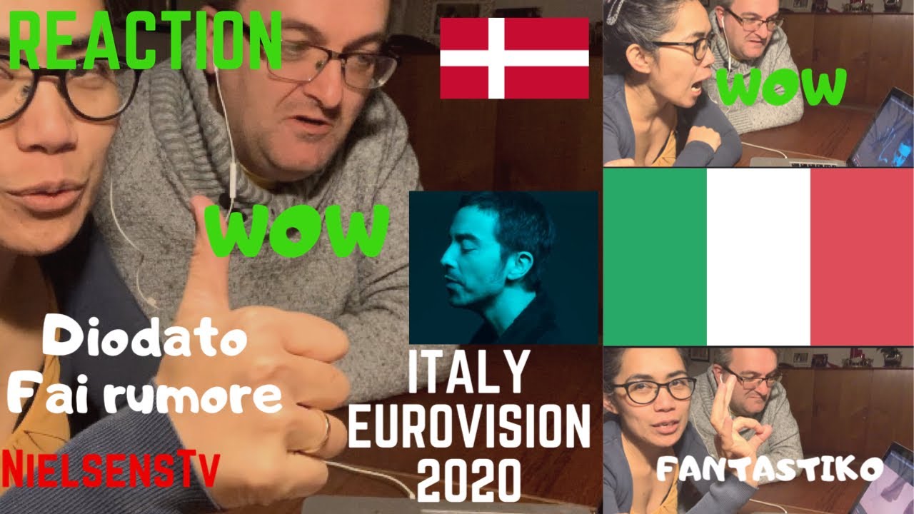 ITALY | EUROVISION 2020 | Diodato - Fai Rumore | Reaction | Danish Reaction | Denmark | Fantastico