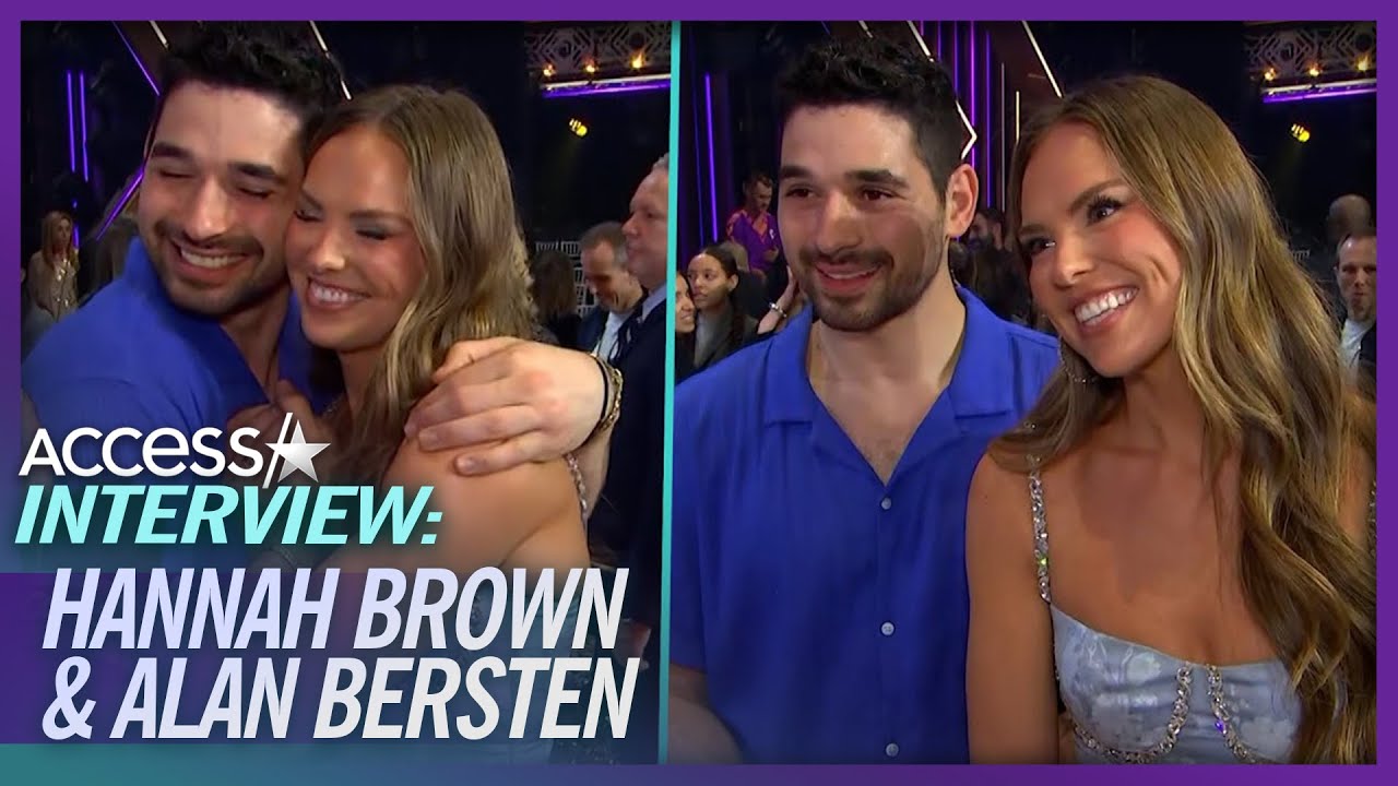 Hannah Brown's Former 'Dancing With The Stars' Partner Alan Bersten Crashes Her Interview