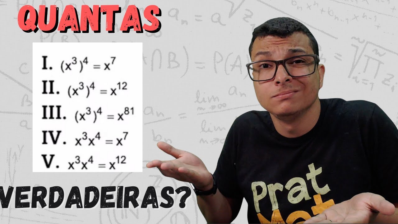 MATEMÁTICA BÁSICA PARA CONCURSOS MILITARES ! POTENCIAÇÃO CONSEGUE RESOLVER ?