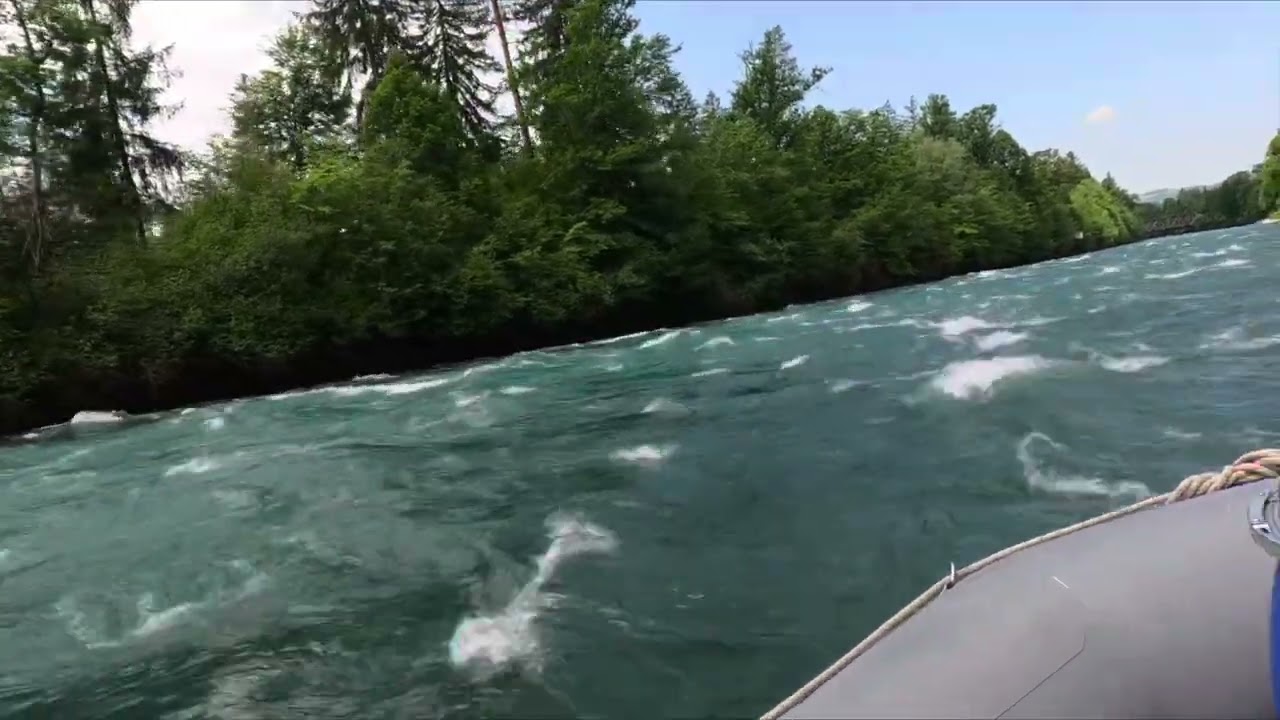 14. Rafting Thun to Bern Aareboots Switzerland