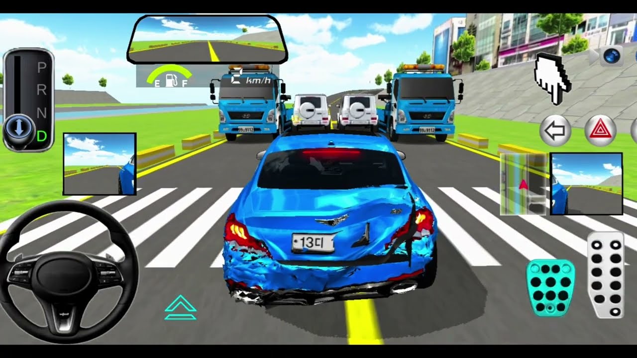 New Sedan Car Kia Stinger in Parking Building - 3D Driving Class 2025 - best Android gameplay Video