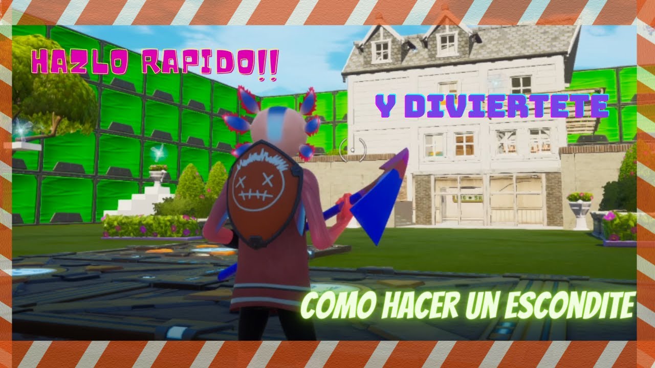 🧍‍♂️👌COMO hacer un mapa de ESCONDITE en FORTNITE CREATIVO!!👌🧍‍♂️🧍‍♂️