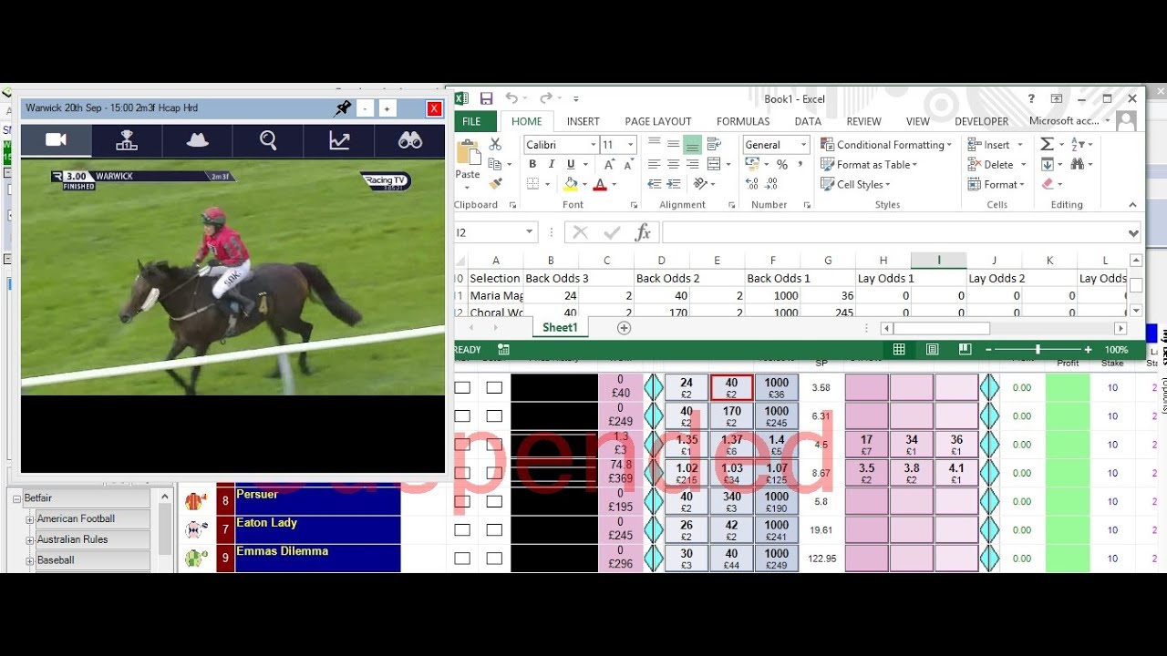 How to automate your betting system or strategy