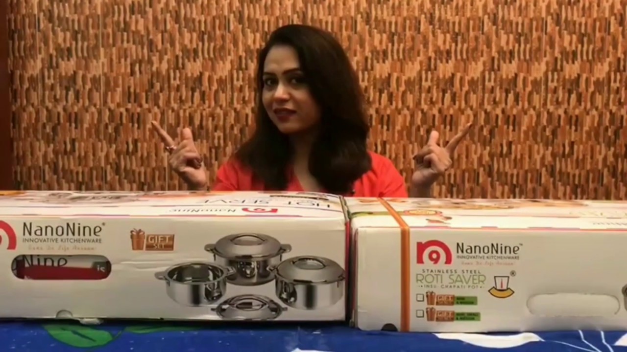 NanoNine Stainless Steel Casserole GIft Set Review by Shruti Wahi