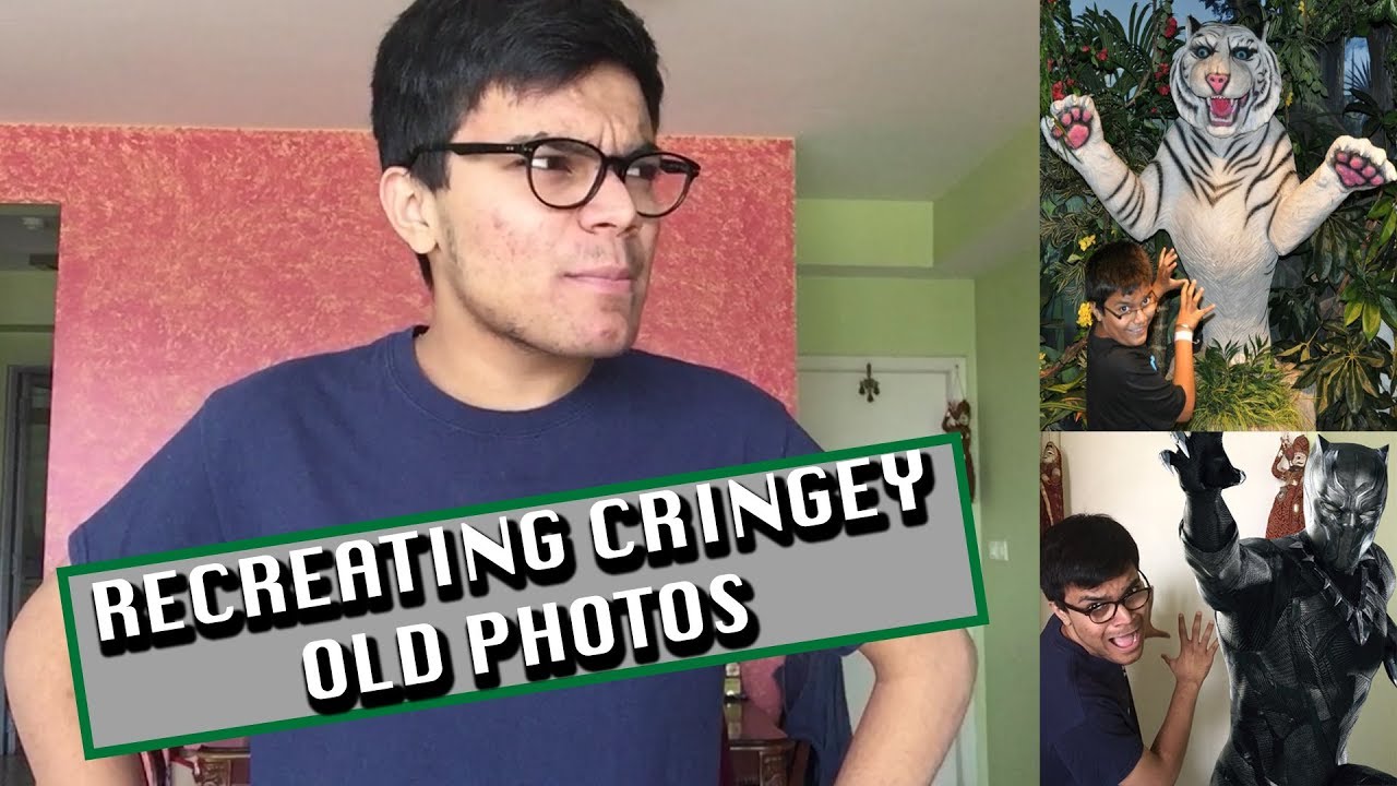 Recreating My Old Cringey Facebook Pictures