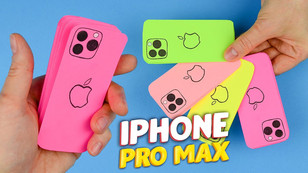 How to Make Iphone 14 Pro Max Notebook | DIY Mini Notebook Easy