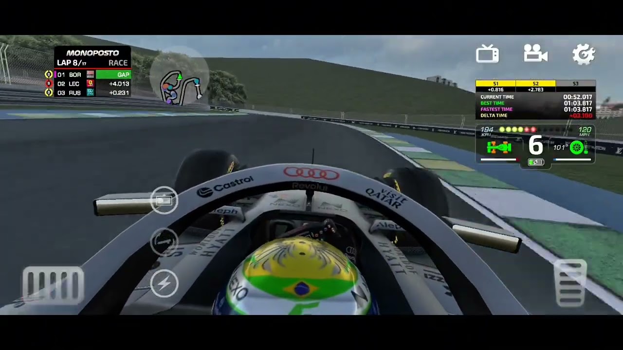 Corrida com Gabriel Bortoleto em Interlagos!!!!! Monoposto 