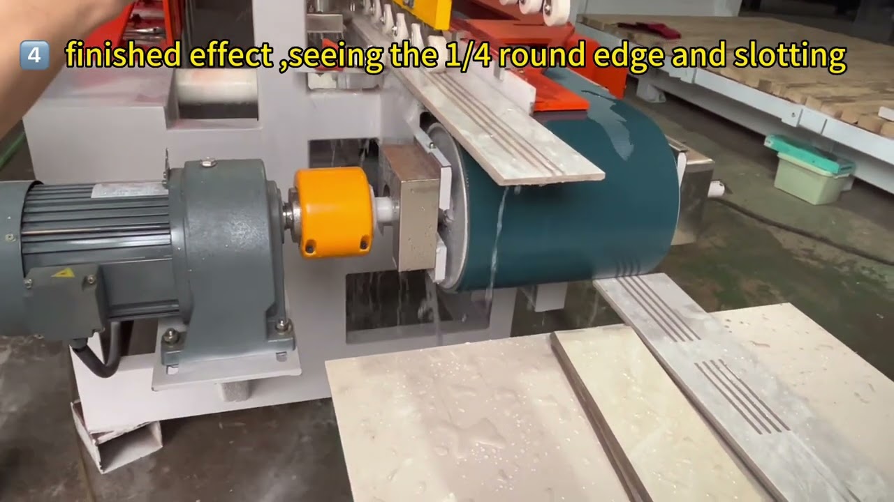 Hoyun ceramic polishing machine skirting edge polishing tile bullnose step polishing machine