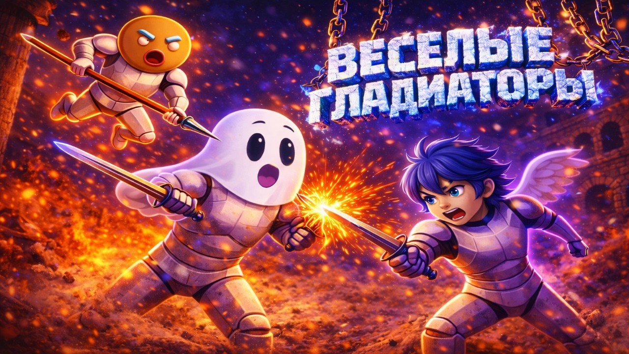МЫ УСТРОИЛИ БЕЗУМНУЮ БИТВУ ГЛАДИАТОРОВ!