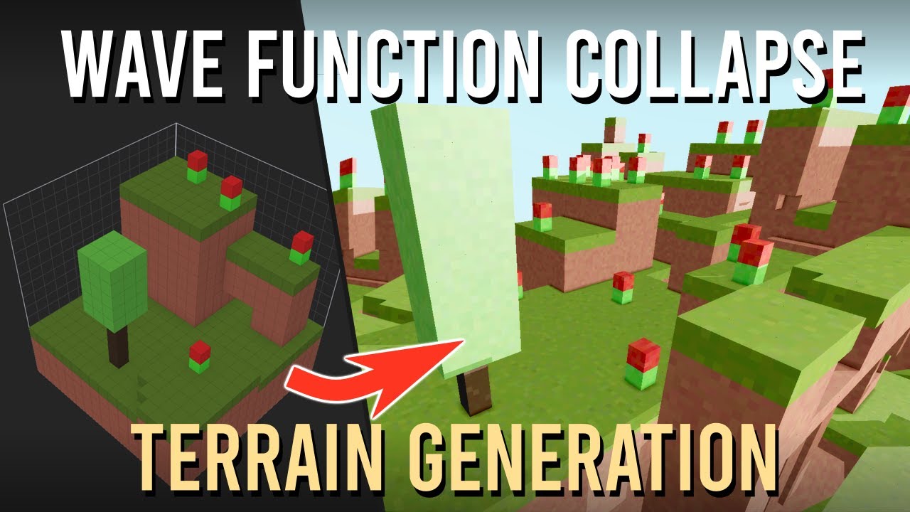 I used Wave Function Collapse to Generate Micro Voxel Worlds!